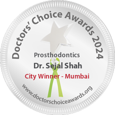 Dr. Sejal Shah - Award Winner Badge